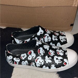 Disney Native Shoes for Men - Mickey Mouse - Black M8/W10‎